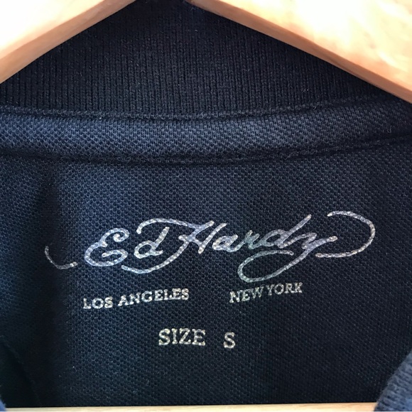 Authentic ED hardy designer tshirt (S-M) - Picture 6 of 7